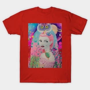 the girl with the snail T-Shirt